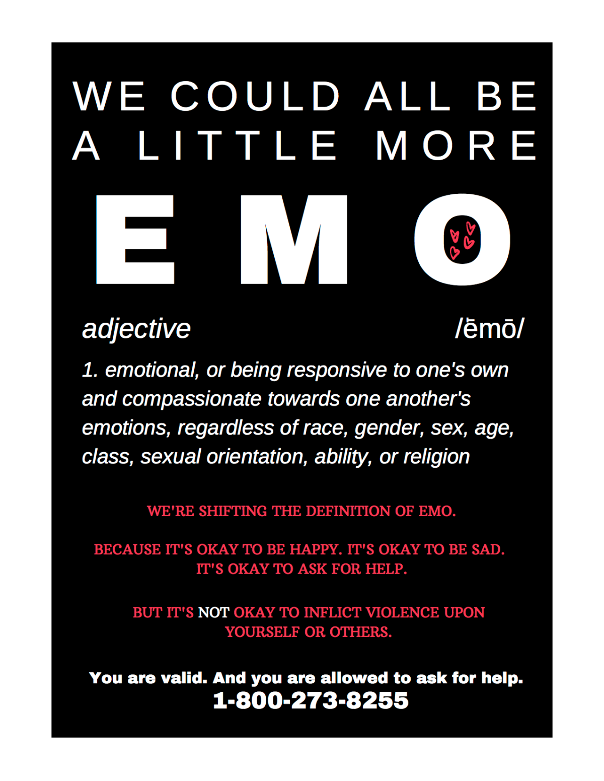 Make America Emo (But Not Again – Let’s Redefine It and Avoid the Misogyny and Hegemonic Masculinity of Its Past, Please and Thank You)
